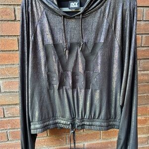 Ivy Park Shiny Charcoal Hoodie XL